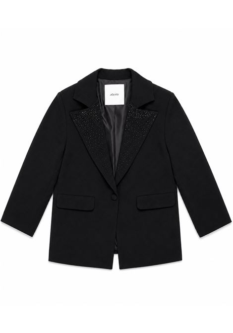 Giacca con strass Lù-Lù BY MISS GRANT | LL4686NERO